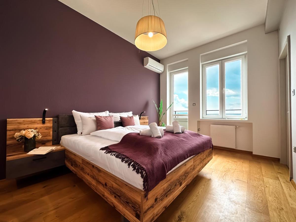 105M2 Penthouse Sea View Rijeka With Free Garage Parking Leilighet Eksteriør bilde